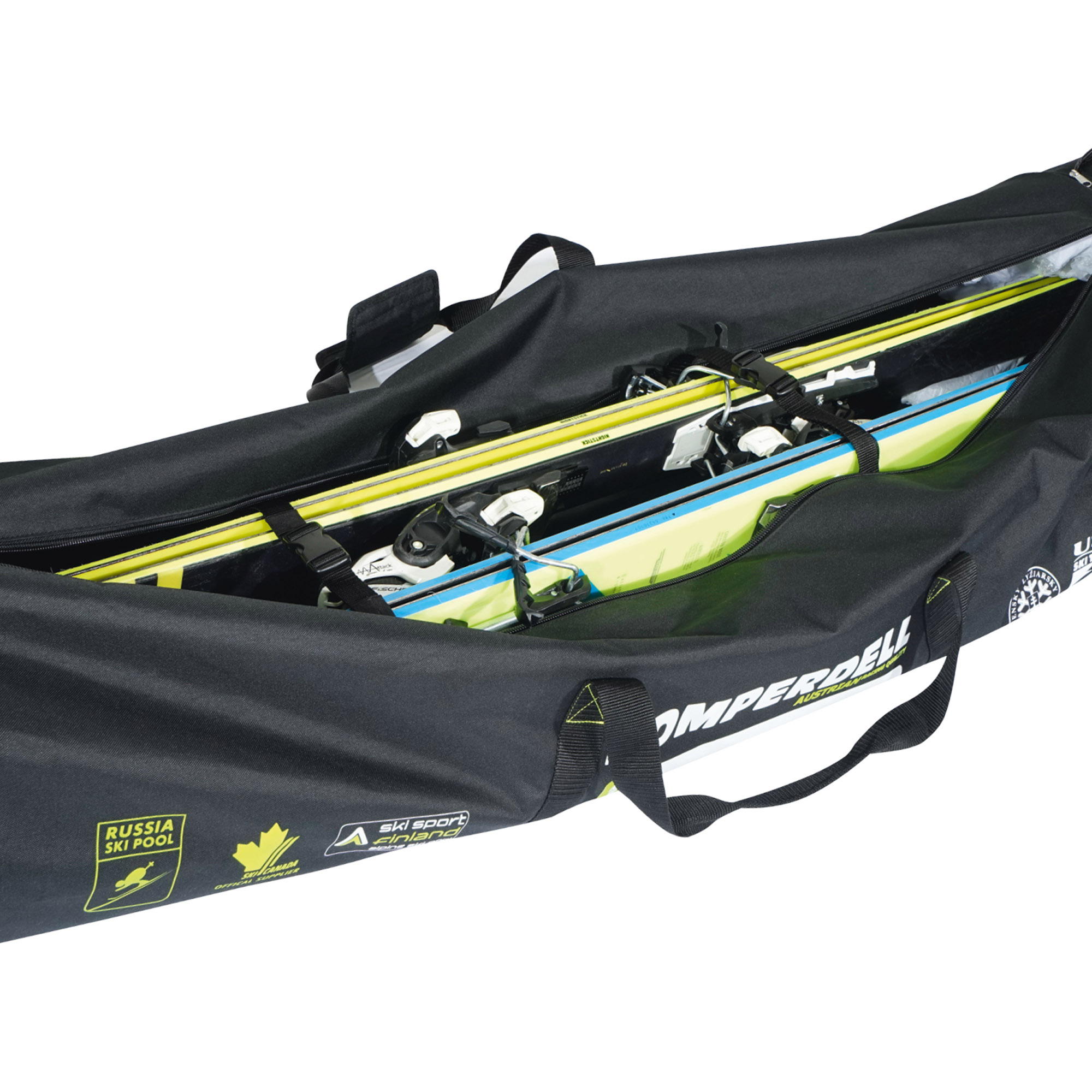 Nationalteam Expandable Pole and Ski Bag with Wheels